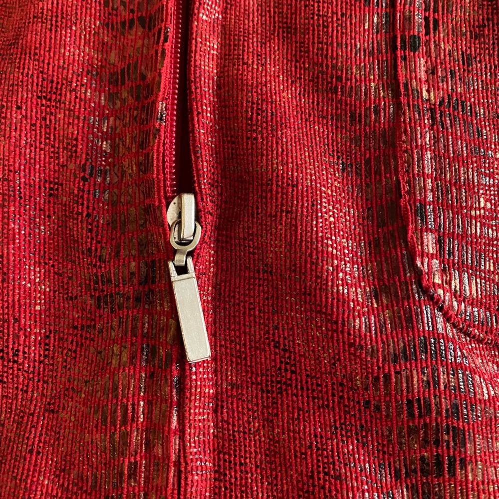 Erin London Lg metallic faux snakeskin jacket - Picture 9 of 16